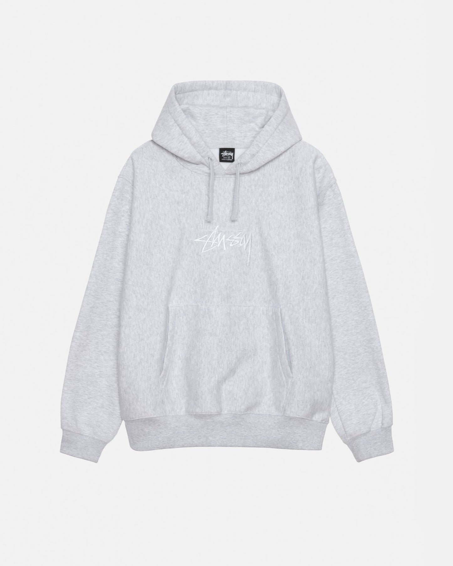 STOCK LOGO APPLIQUE GRAY HOODIE