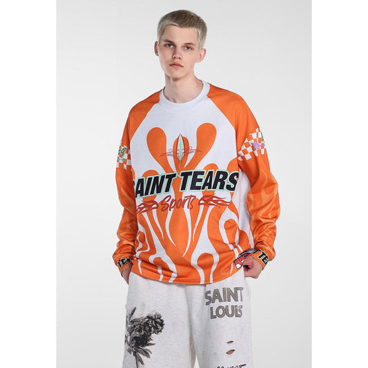 Men Long Sleeve Shirt Saint Michael Loose Long Sleeve Shirt