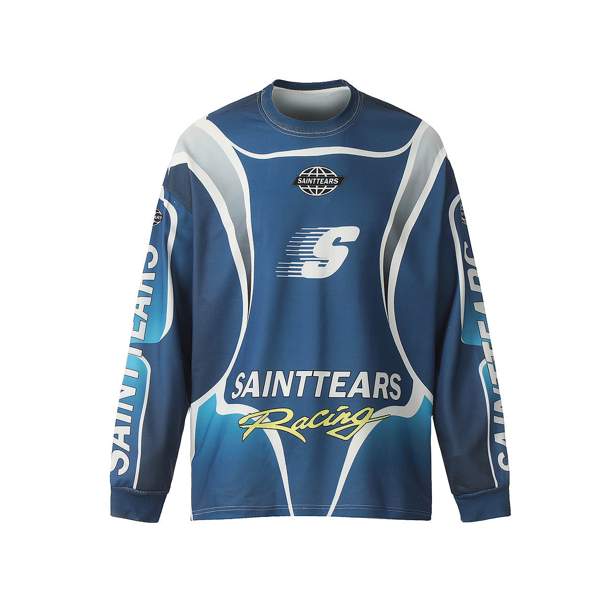 Men Long Sleeve Shirt Saint Michael Loose Long Sleeve Shirt