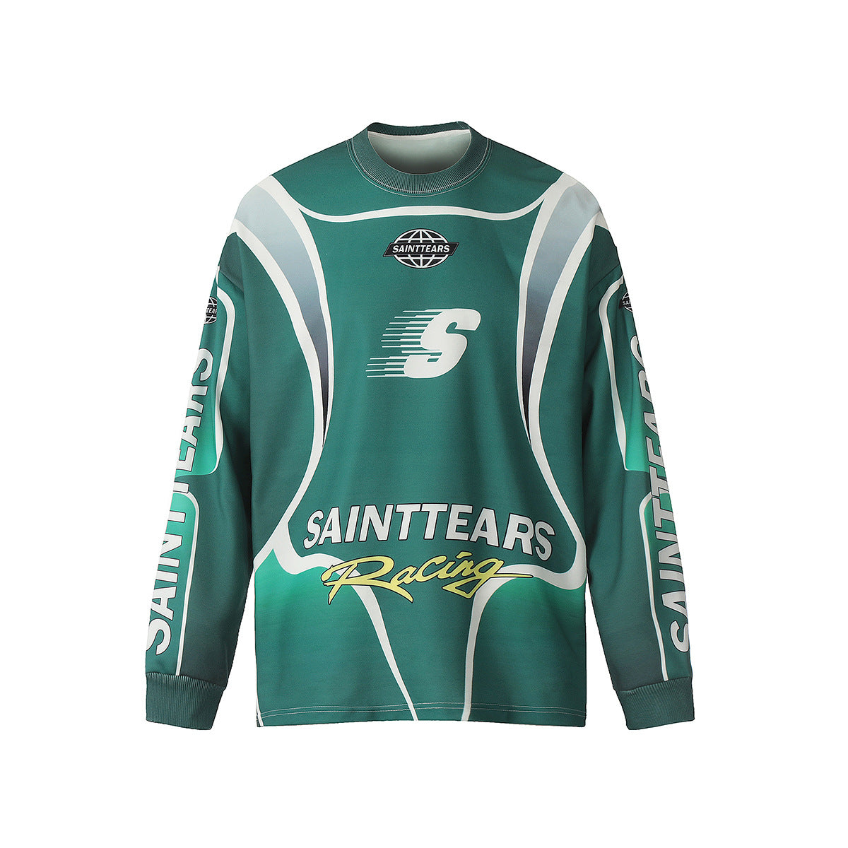 Men Long Sleeve Shirt Saint Michael Loose Long Sleeve Shirt