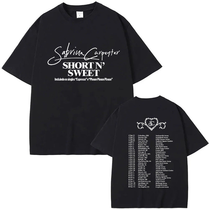 Carpenter Short n' Sweet T-shirt Album Tour Crewneck