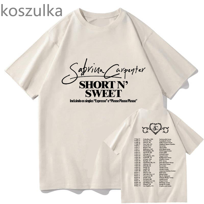 Carpenter Short n' Sweet T-shirt Album Tour Crewneck