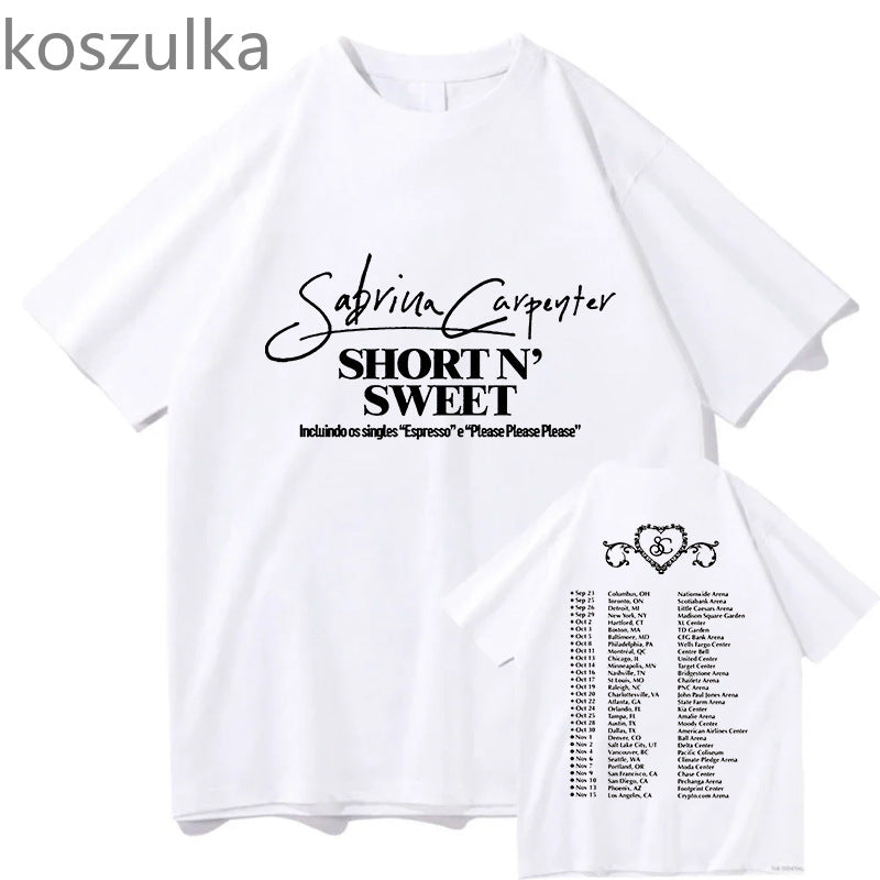 Carpenter Short n' Sweet T-shirt Album Tour Crewneck