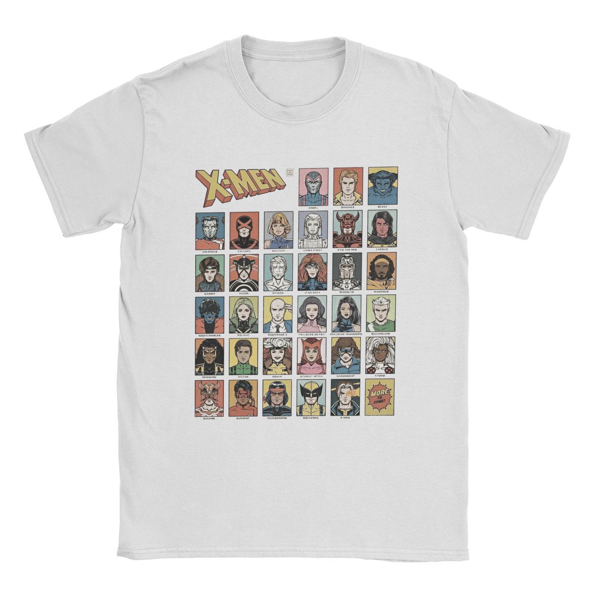 X-Men Charaters T-Shirt Men Xmen Group T Shirts