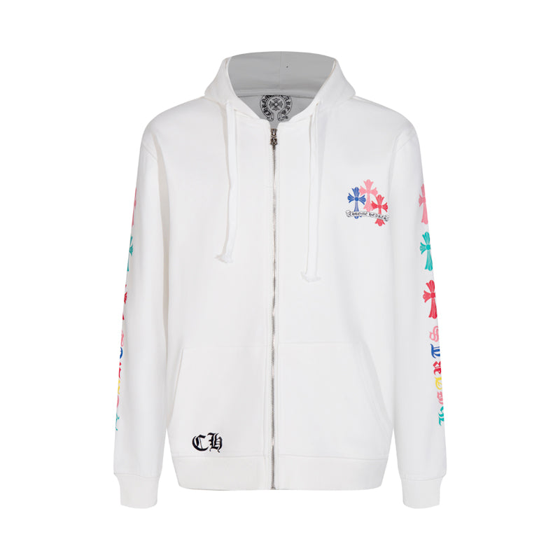 Chrome Hearts New Zip Up Hoodie -5015