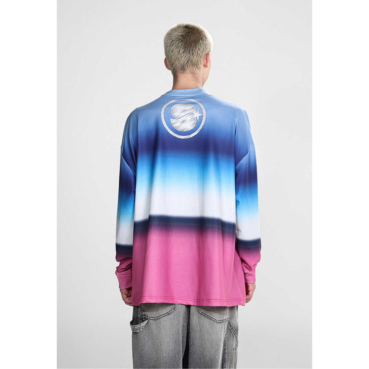 Men Long Sleeve Shirt Saint Michael Loose Long Sleeve Shirt