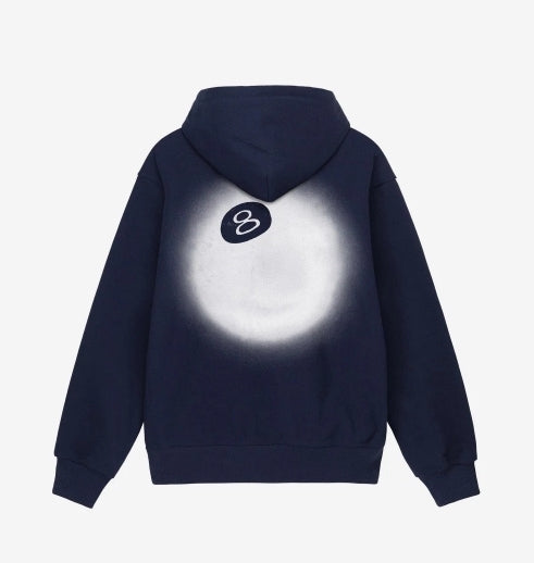 8 BALL FADE HOODIE – BLUE